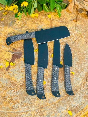Descentcrafts Handmade - Keukenmes - Kitchen knife set -