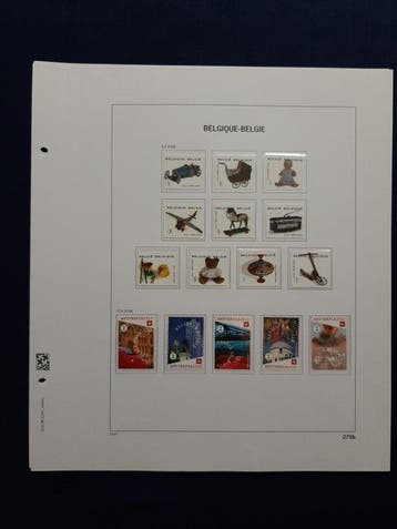 Belgique 2008 - les timbres des blocs et des livrets sur les, Gestempeld