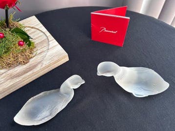 Baccarat - Tafelmiddenstuk (2) - Kristal - Bevroren Eenden