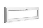 PVC raam kiep b200xh50 cm wit, Gevelraam of Ruit, Minder dan 80 cm, Nieuw, Ophalen of Verzenden
