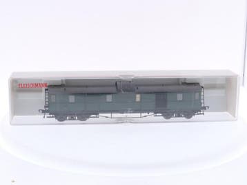 Schaal H0 Fleischmann 5084 bagagerijtuig van de DRG #5643, Hobby en Vrije tijd, Modeltreinen | H0, Gebruikt, Gelijkstroom, Fleischmann