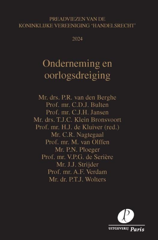 Onderneming en oorlogsdreiging / 2024 / Preadviezen, Boeken, Wetenschap, Zo goed als nieuw, Verzenden