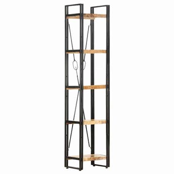 vidaXL Boekenkast met 5 schappen 40x30x180 cm massief, Verzenden, Nieuw