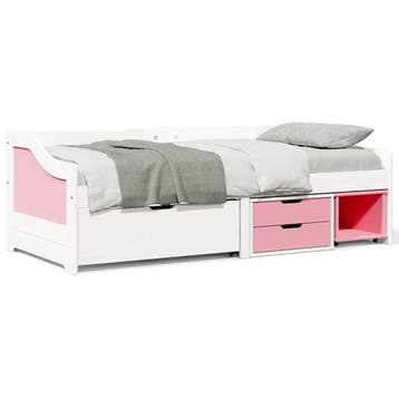 vidaXL Slaapbank met 3 lades zonder matras IRUN 90x200 cm, Verzenden, Nieuw