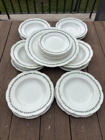R.C.Richard - Eetservies voor 6 - Porselein