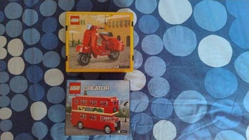 Lego Set - Creator - Vespa 40517 ; Autobus a due piani 40220, Enfants & Bébés