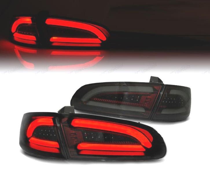 FEUX ARRIÈRE LED BAR SEAT IBIZA 6L 02-08 ROUGE FUMÉ, Auto-onderdelen, Verlichting, Verzenden