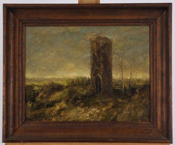 Henk Bies (1928-2006) - Oude toren van Stiphout
