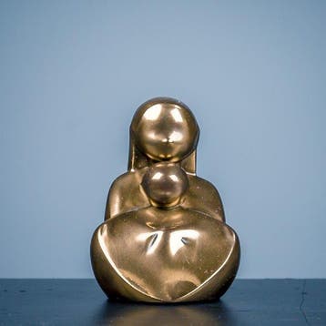 Figurine - Moeder en kind beeld - Dolce - polystone