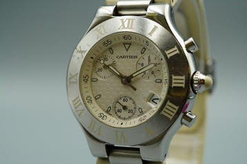 Cartier - Chronograph 21 - W10184U2 - Homme - 2000-2010