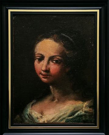 École italienne (XVIII) - Portrait of a Young Lady