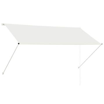 Luifel 250x150cm Creme - Slimme terrasoverkapping voor ee..., Verzenden, Zo goed als nieuw, 150 tot 300 cm, 250 cm tot 450 cm
