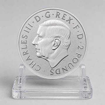 Royaume-Uni. 2 Pounds 2026 – Lion and Eagle Ag999 1 oz