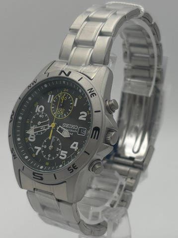 Seiko - Zonder minimumprijs - Seiko SND377P1 Chronograph
