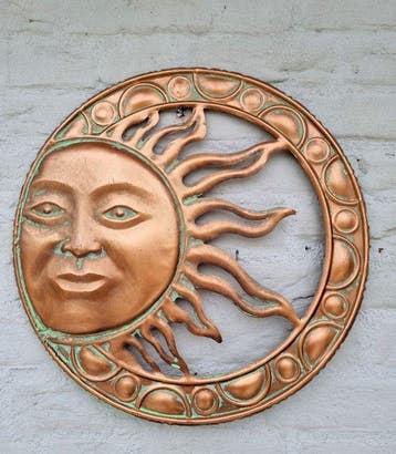 Wanddecoratie - Europa - Zon