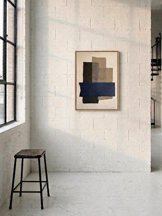 Valérie Bernier - RUE DU RANELAGH - L - 70x50cm, Antiquités & Art, Art | Peinture | Moderne