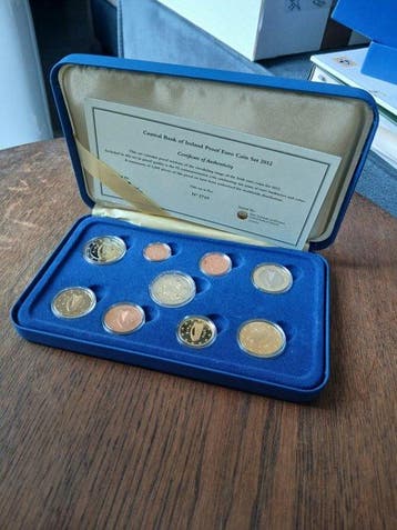 Ierland. Proof Set 2012 (incl. 2 euro 10 Years Euro)
