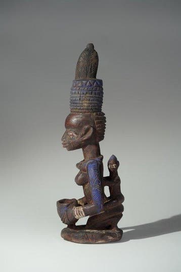 Een houten beeld - Yoruba - Nigeria (Zonder minimumprijs)