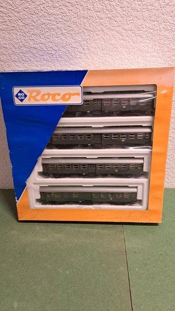 Roco H0 - 44029 - Model treinwagon (4) - Set van vier