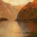 John MacWhirter RA (1839-1911) - View of Loch Lomond at