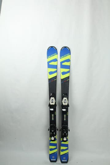 Refurbished - Ski - Salomon X race jr - 120, Sport en Fitness, Skiën en Langlaufen, Gebruikt, 100 tot 140 cm, Salomon, Ophalen of Verzenden