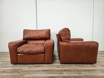 Moroso - Fauteuil (2) - Osaka - Leder