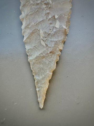 Prehistorie Silex. agaat Werktuig - 49 mm (Zonder