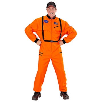 Astronauten Pak Oranje Heren Ruimte, Verzenden, Nieuw