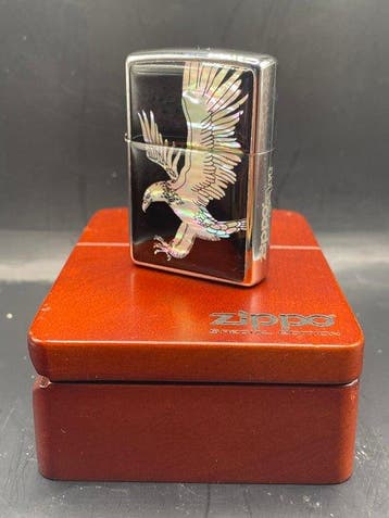 Zippo - MAGNIFIQUE COFFRET ZIPPO - AIGLE EN CHASSE -