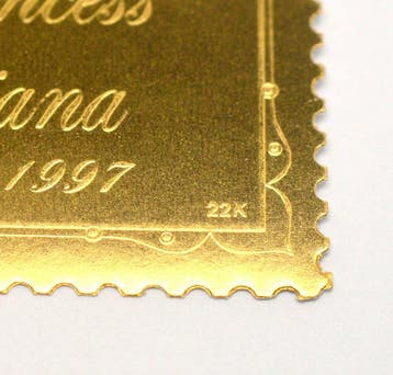 Maldiven. Medal Princess Diana 1997 - 1/100oz (.916) (Zonder