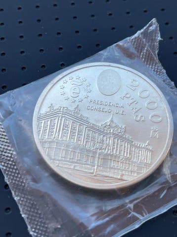 Espagne. 2000 Pesetas 1995 Presidencia Consejo UE (Sans