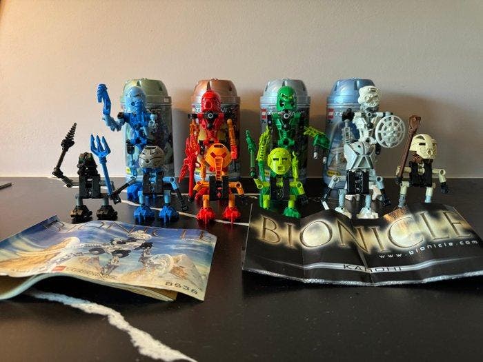 Lego Set - Bionicle - BIONICLE Toa canisters en figuren, Kinderen en Baby's, Speelgoed | Duplo en Lego