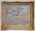 Chris van Dijk (1952) Impressionist -  Mer en recul