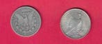 États-Unis. 1 Dollar 1881 e 1922 (2 monete) (Sans prix de