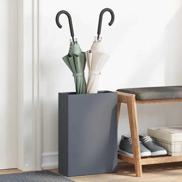 vidaXL Regen Paraplu Stand Antraciet 28 x 12 x 41 cm Staal, Huis en Inrichting, Woonaccessoires | Paraplubakken, Verzenden, Nieuw
