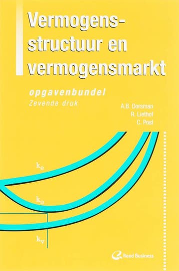 Vermogensstructuur en Vermogensmarkt Opgavenbundel, Verzenden, A.B. Dorsman