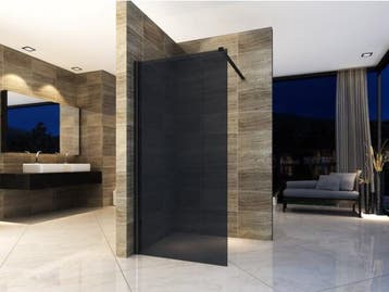 Veiling - Inloopdouchewand  8mm Antikalk 1400x2000mm Rookgla, Bricolage & Construction, Sanitaire