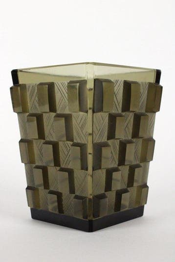 Marius Ernest Sabino - Vaas - Geometrisch ontwerp -1930 -, Antiquités & Art