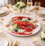 « Fruits de mer » - art Florentina plateau en relief -