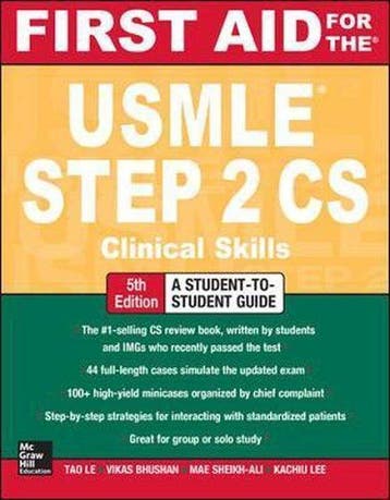 First Aid for the USMLE Step 2 CS, Fifth Edition Tao Le, Verzenden, Tao Le