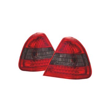 Feux Arrière Led Pour Mercedes Classe C W202 93-00 Rouge Fum, Verzenden