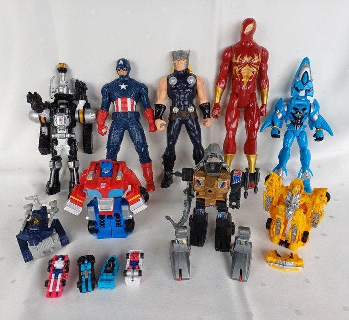 Themacollectie - Transformers en actiefiguren, Antiquités & Art, Antiquités | Autres Antiquités