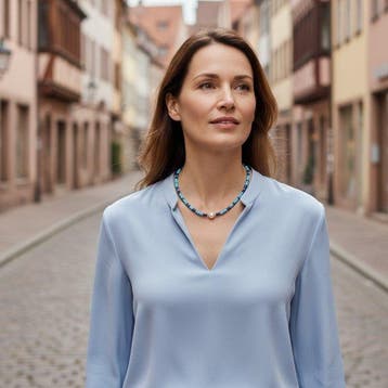 Sans prix de réserve - Collier - 18 carats Or jaune, Argent