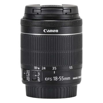 Canon EF-S 18-55mm f/3.5-5.6 IS STM met garantie, Ophalen of Verzenden, Gebruikt