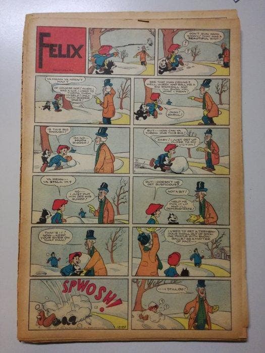 Felix The Cat - 47 Krantenpaginas - 1940, Boeken, Strips | Comics