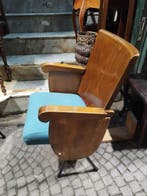 Chaise pliante - Bois - Sièges de cinéma vintage