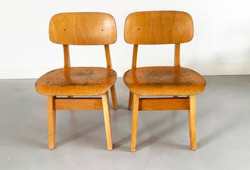 Kindermeubels (4) - Hout, Massief hout - Set van vier