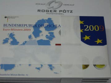 29,40 Euro Brd Kursmuntset 2009 A D F G J komplett polier..., Verzenden, België