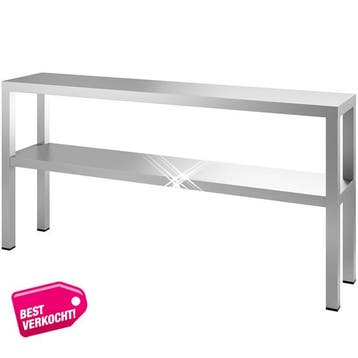 Rvs etagère 2 hoog 1200x300x700 mm, Verzenden, Nieuw in verpakking