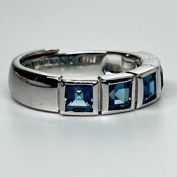 Zonder minimumprijs - Ring 925 zilver met natuurlijke, Handtassen en Accessoires, Ringen, Nieuw